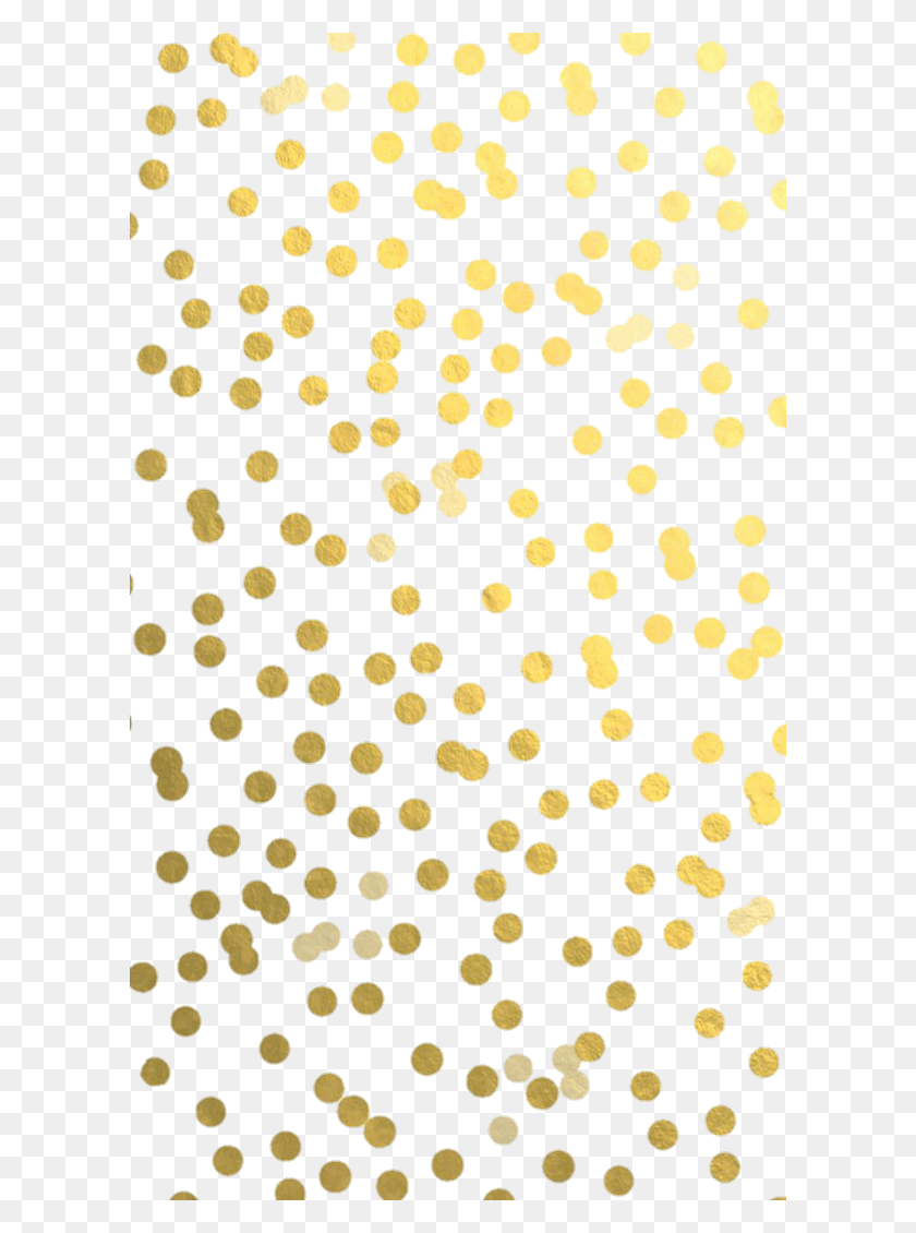 602x1070 Polkadots Gold Goldglitter Металлический Фон Прозрачные Золотые Точки, Ковер, Освещение, Конфетти Png Скачать