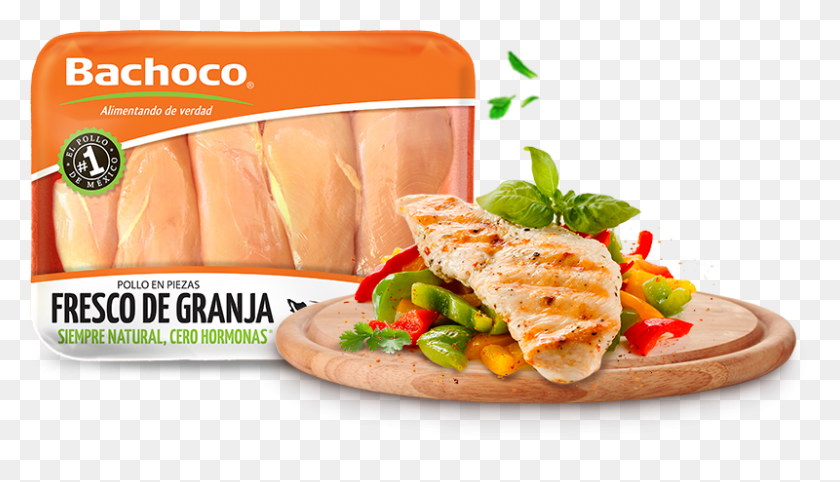 800x433 Pollo Bread, Meal, Food, Dish HD PNG Download