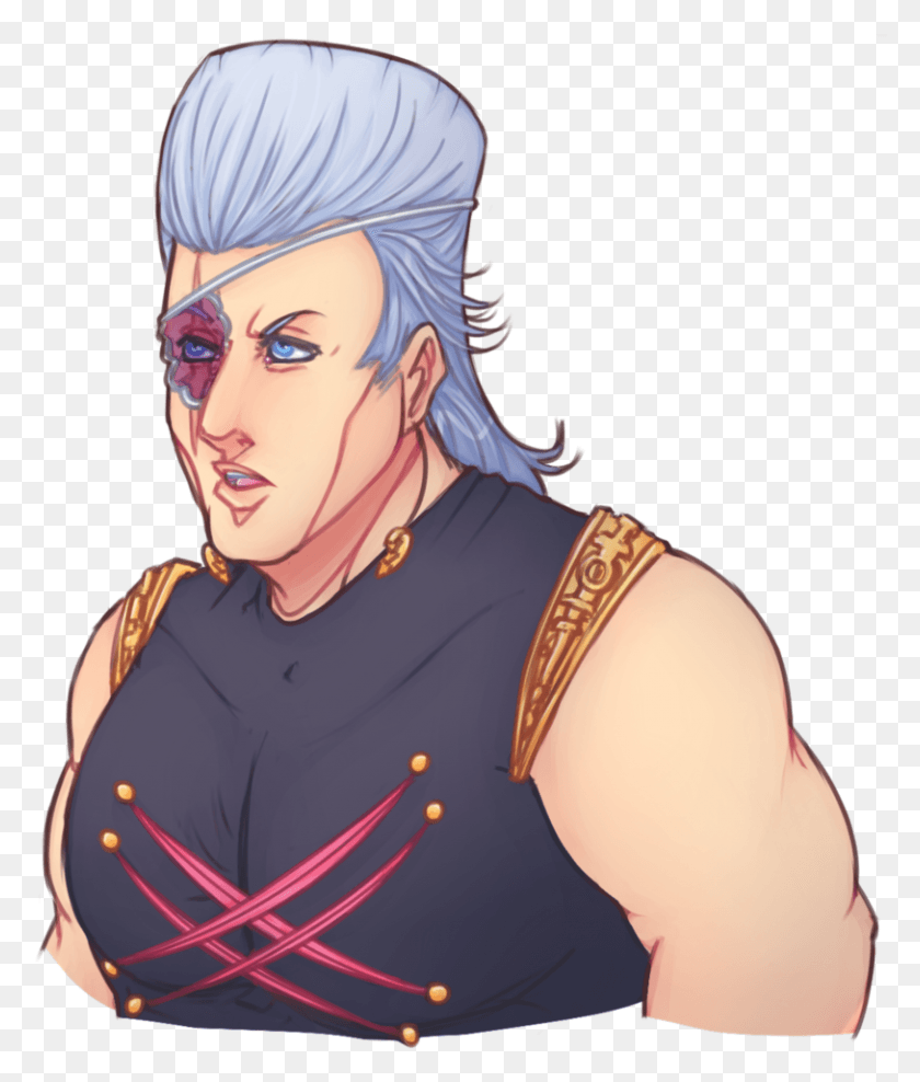 813x968 Polnareff Hair Illustration, Person, Human, Clothing HD PNG Download