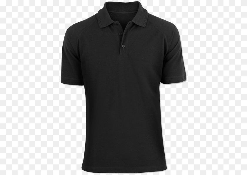 439x596 Polo Shirt Transparent Background Under Armour Golf Shirts Black, Clothing, T-shirt, Sleeve Sticker PNG