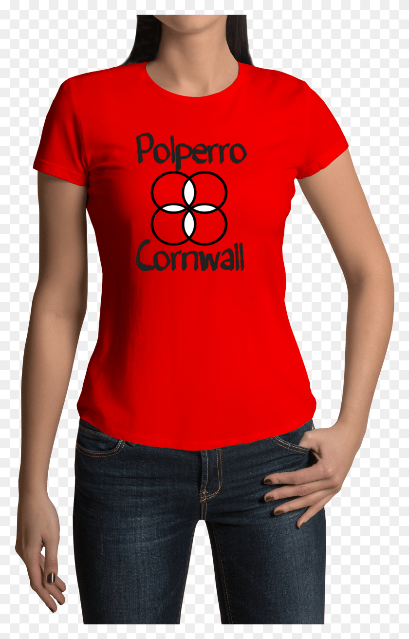 1557x2501 Polperro Conrwall Red Ladies T Shirt Captain Marvel Air Force Shirt, Clothing, Apparel, T-shirt HD PNG Download