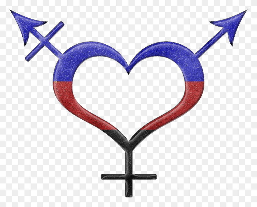 1773x1404 Polyamory Pride Heart Shaped Gender Neutral Symbol Pansexual Transgender Heart, Scissors, Blade, Weapon HD PNG Download
