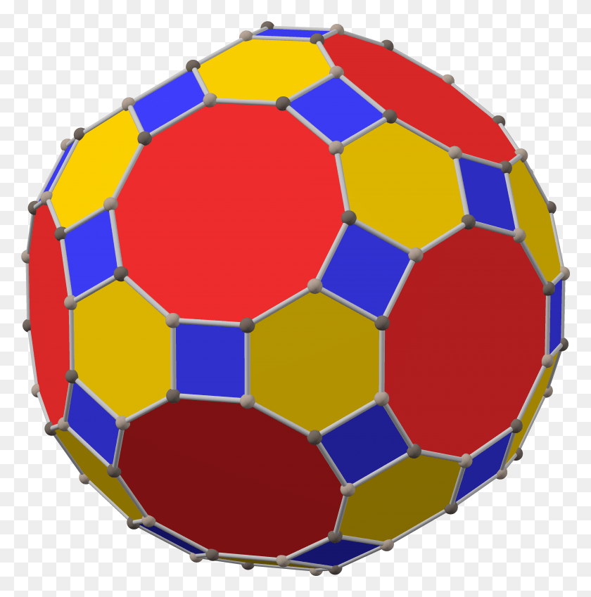 3840x3886 Polyhedron Great Rhombi 12 20 Max Circle, Soccer Ball, Ball, Soccer HD PNG Download