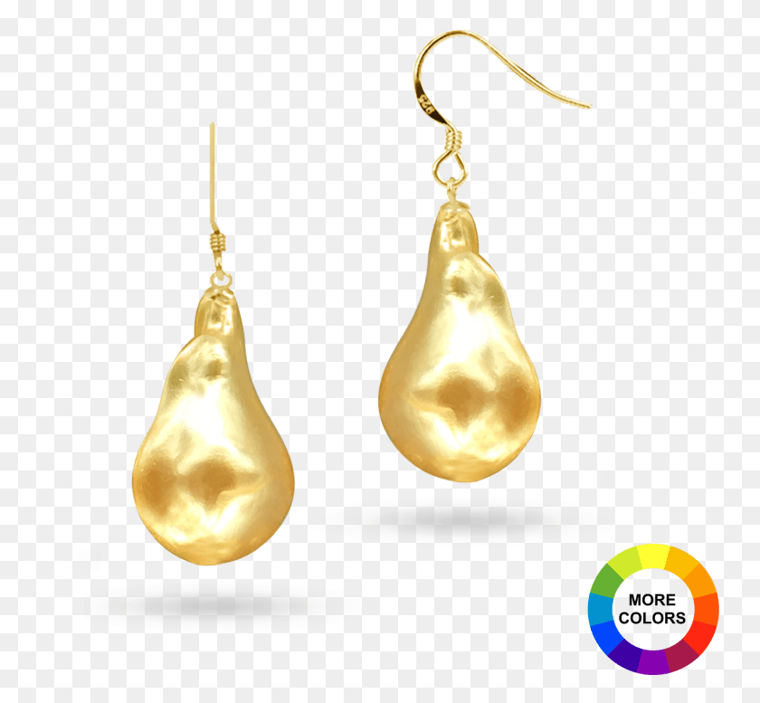 751x717 Polynesia Collection 20mm Giant Baroque Pearl Earrings Gold Baroque Pearl Earrings, Accessories, Accessory, Text HD PNG Download