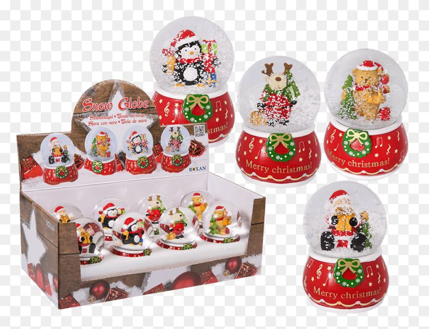 931x699 Снежный Шар Polyresin Рождественский Орнамент, Сладости, Еда, Кондитерские Изделия Png Скачать
