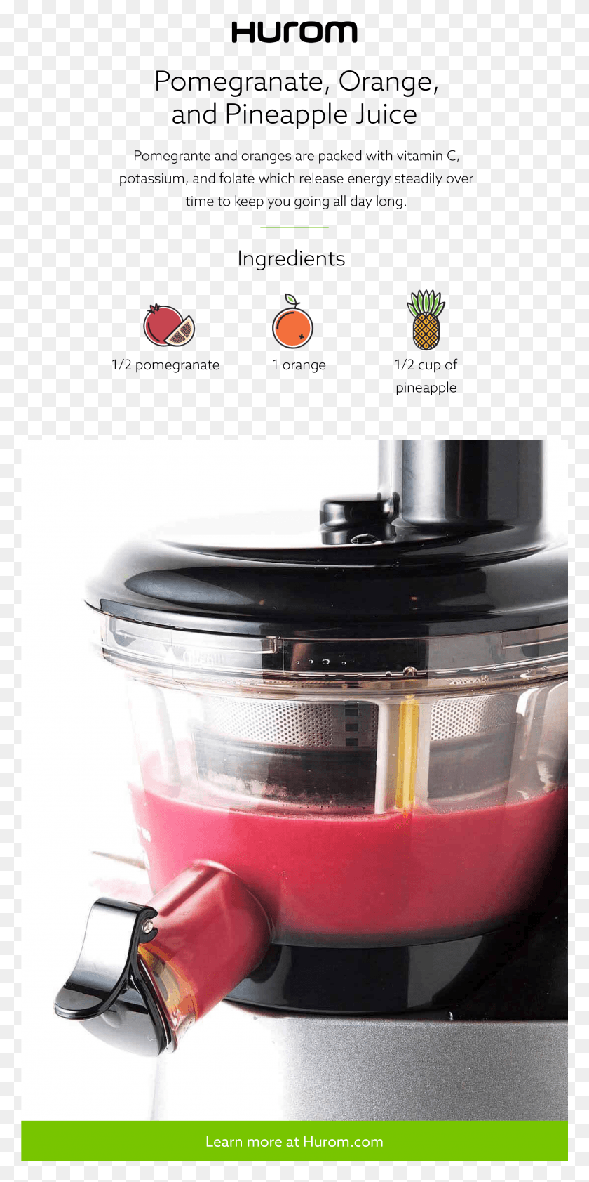 2501x5207 Pomegranate Orange And Pineapple Juice, Appliance, Blender, Mixer HD PNG Download