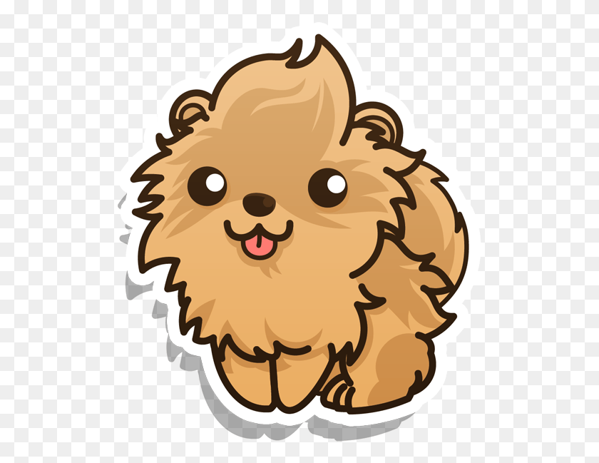 511x589 Pomeranian Clipart Transparent, Cupid, Face, Animal HD PNG Download