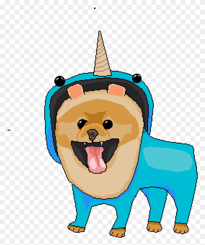 793x961 Descargar Pomerania En Un Traje De Narval De Dibujos Animados, Boca, Labio, Persona Hd Png