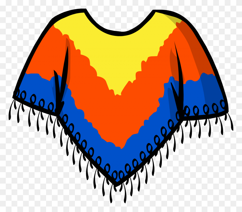 1500x1307 Poncho, Clothing, Apparel, Sleeve HD PNG Download