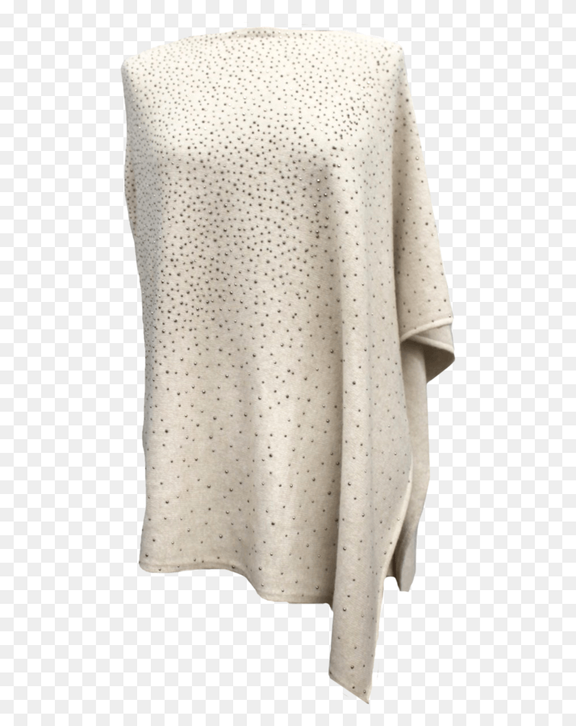 491x998 Poncho With Embellishments Polka Dot, Clothing, Apparel, Blouse HD PNG Download