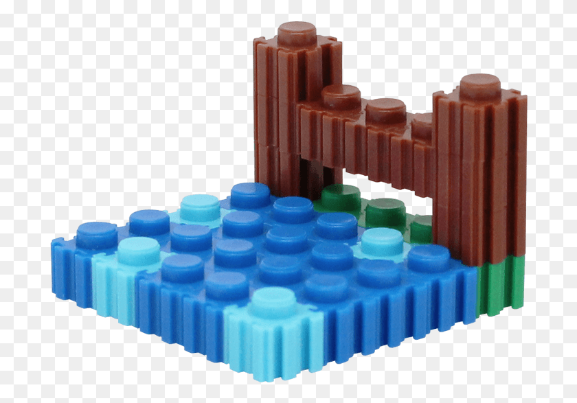 696x527 Pond Amp Fence Set Plastic, Game, Domino HD PNG Download