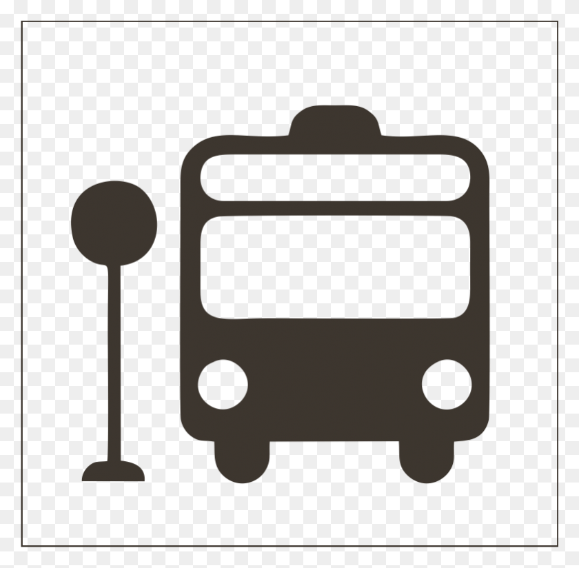 781x765 Автобусная Остановка Понто Де Онибус Вектор, Транспорт, Транспортное Средство, Бампер Hd Png Скачать