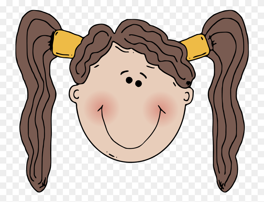 744x582 Pony Clipart Cartoon Girl Face, Head, Face, Food HD PNG Download