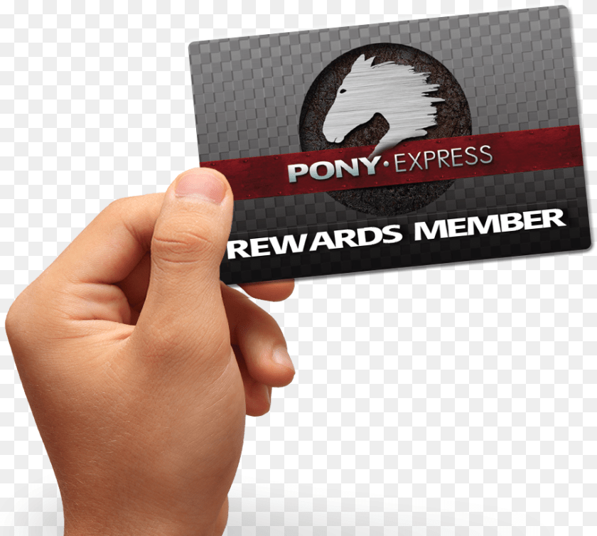 Pony Express Stores Hand Holding Ticket, Text, Body Part, Finger, Paper Clipart PNG