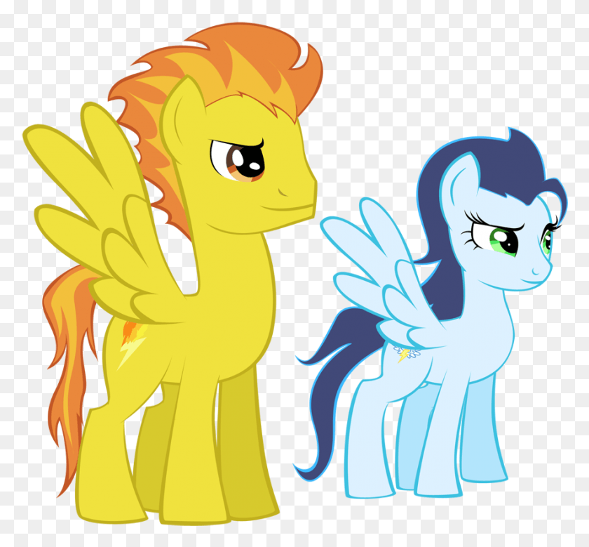 882x814 Pony Mammal Yellow Fictional Character Vertebrate Horse Spitfire Rule 63 Mlp, Hand, Graphics HD PNG Download