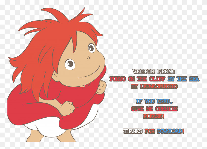 9223x6472 Ponyo Clipart, Poster, Advertisement, Paper HD PNG Download
