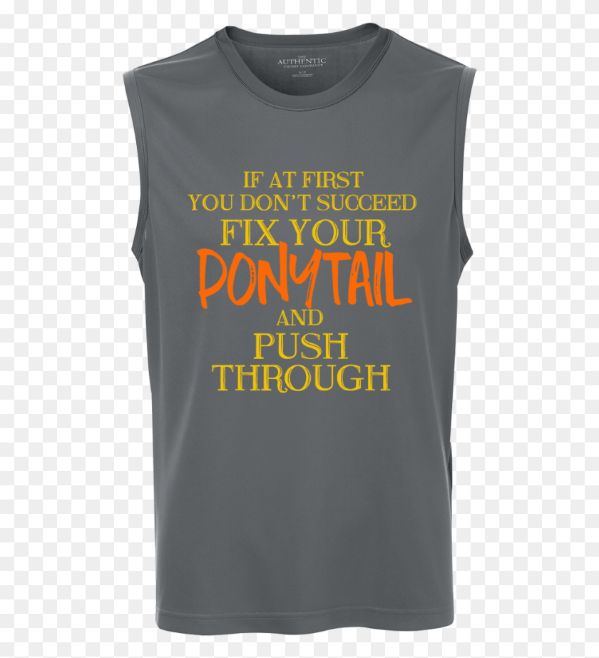 500x862 Ponytail Unisex Sleeveless Top Active Tank, Clothing, Apparel, Book HD PNG Download