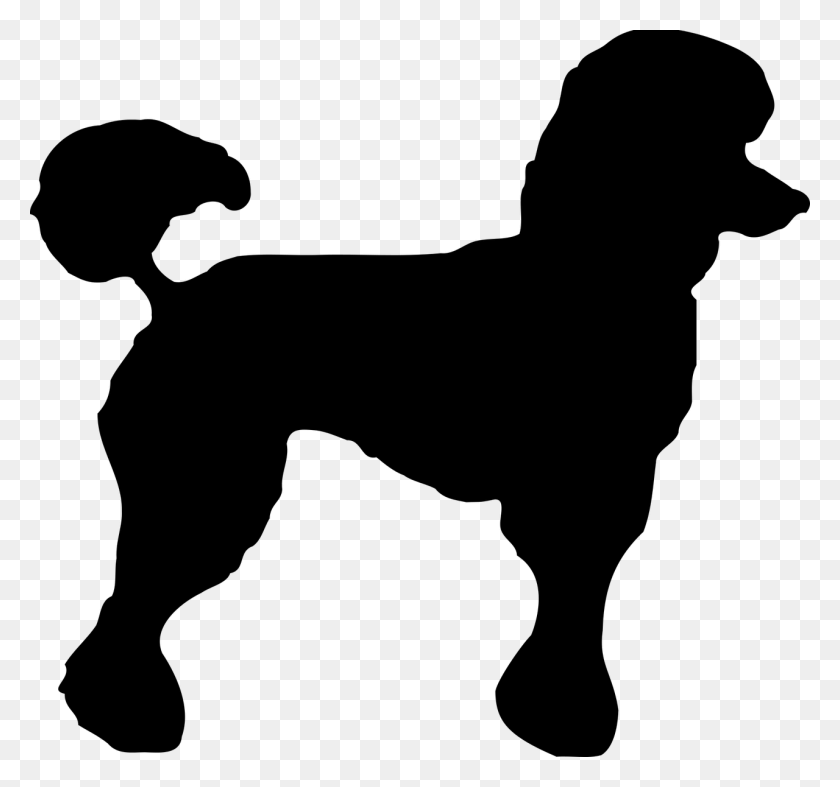 1280x1194 Poodle Dog Doggy Outline Animal Image Black Toy Poodle Clipart, Gray, World Of Warcraft HD PNG Download
