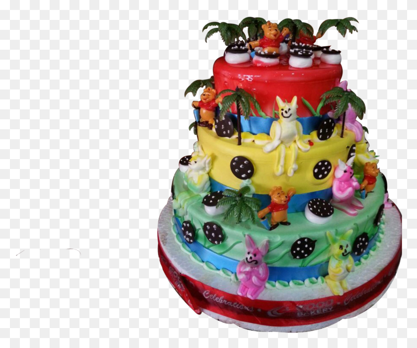 1745x1434 Pooh World Cake Decorating, Dessert, Food, Birthday Cake HD PNG Download