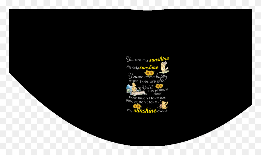 1066x600 Pooh You Are My Sunshine My Only Sunshine Shirt Hoodie Circle, Text, Super Mario, Plant HD PNG Download