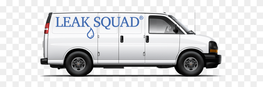 585x218 Pool And Slab Leak Detection Chevy Express 155 Wheelbase, Van, Vehicle, Transportation HD PNG Download