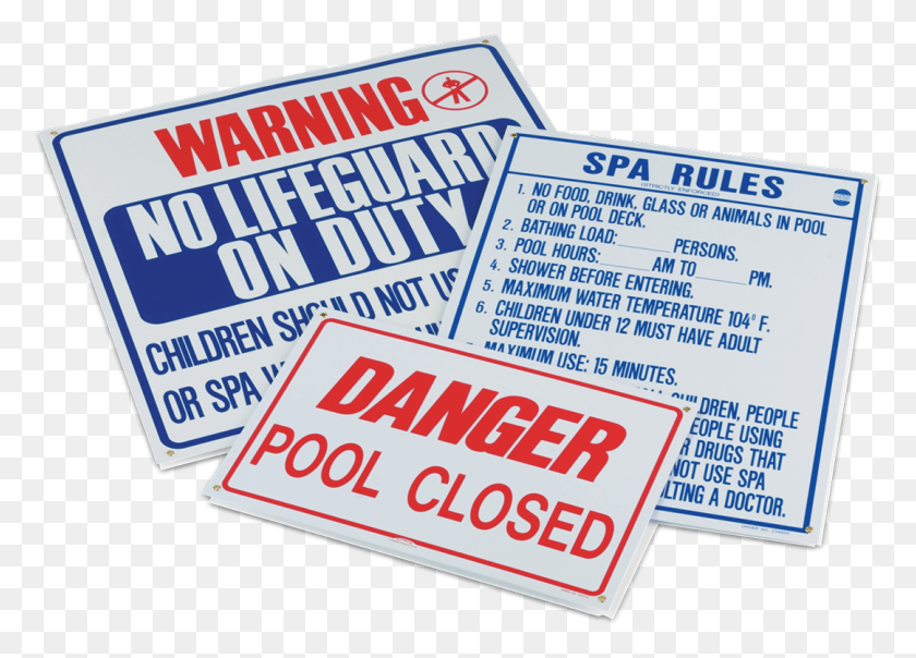 1081x755 Pool And Spa Signs, Text, Label, Paper HD PNG Download