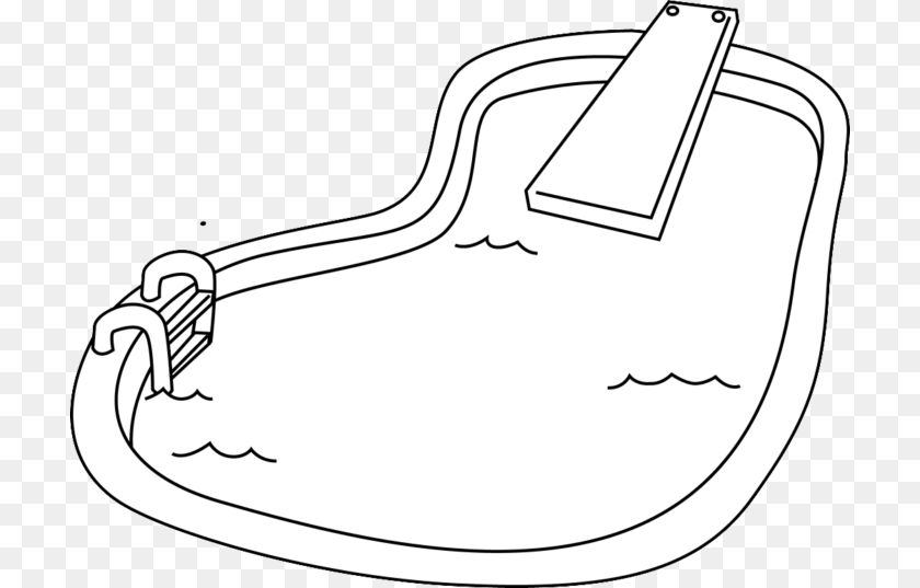 Pool Clipart Black And White PNG