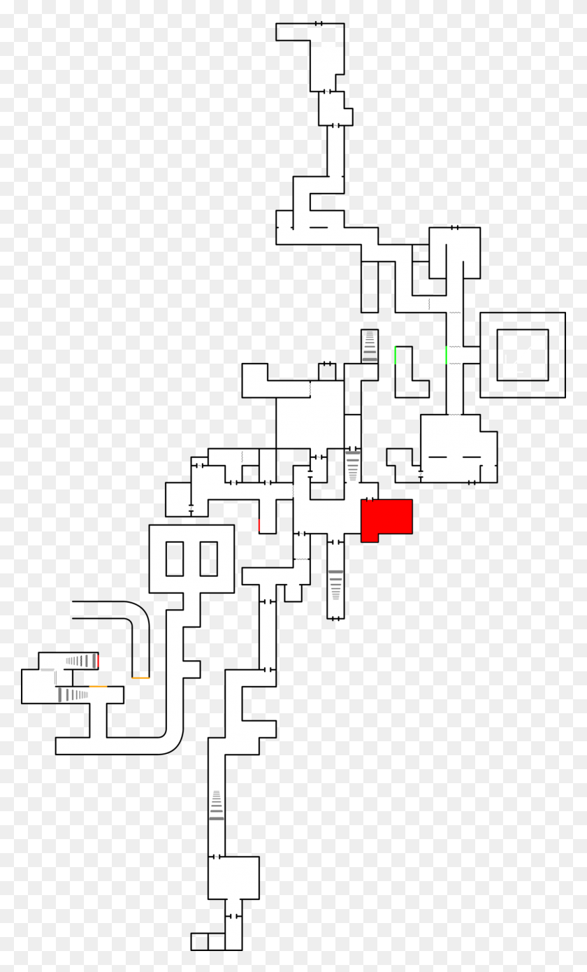 1280x2184 Pool Transparent Hallway Bendy Chapter 5 Map, Cross, Symbol, Face HD PNG Download
