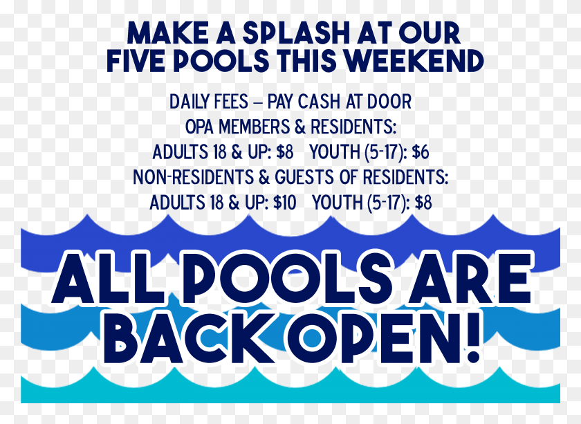 3198x2268 Pools D Graphic Design, Text, Poster, Advertisement HD PNG Download