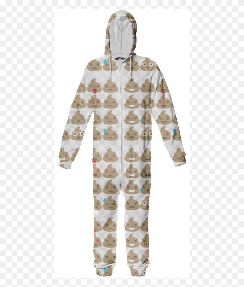 471x927 Descargar Png / Pijama De Una Pieza De Emoji De Caca Png