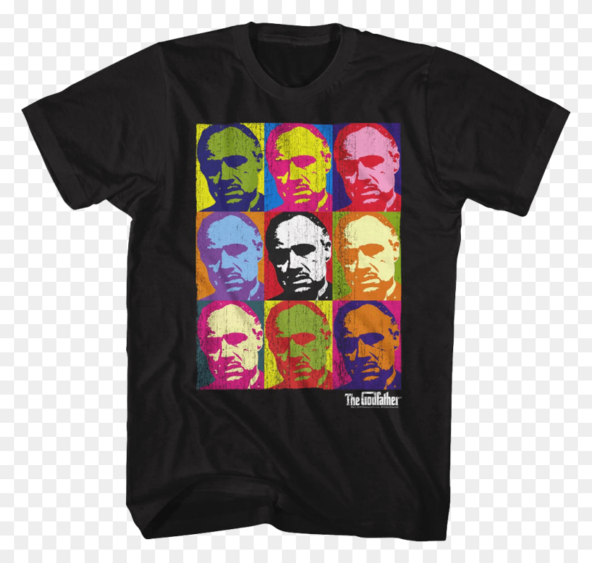 990x939 Pop Art Godfather T Shirt White Tool T Shirt, Clothing, Apparel, T-shirt HD PNG Download