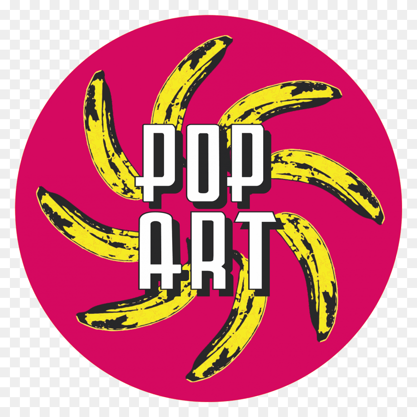 1240x1240 Pop Art Word Bubble Pop Art Written In Pop Art, Banana, Fruit, Plant HD PNG Download
