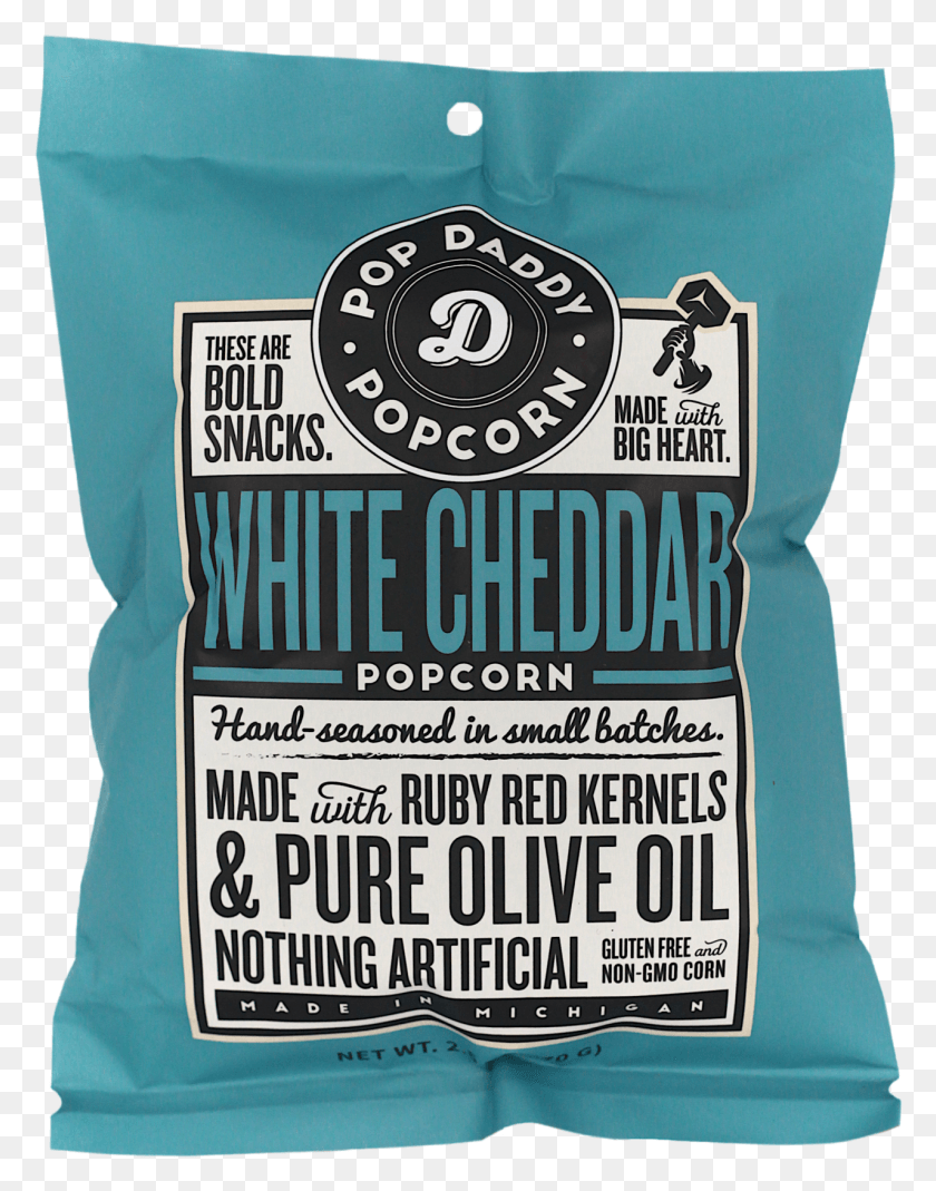 1279x1656 Pop Daddy Popcorn Real White Cheddar Cushion, Plant, Poster, Advertisement HD PNG Download