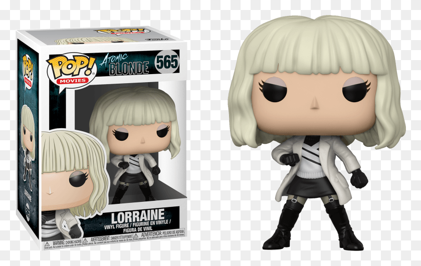 1805x1090 Pop Figure Atomic Blonde Lorraine In White Coat Pop Atomic Blonde Funko Pop, Figurine, Doll, Toy HD PNG Download