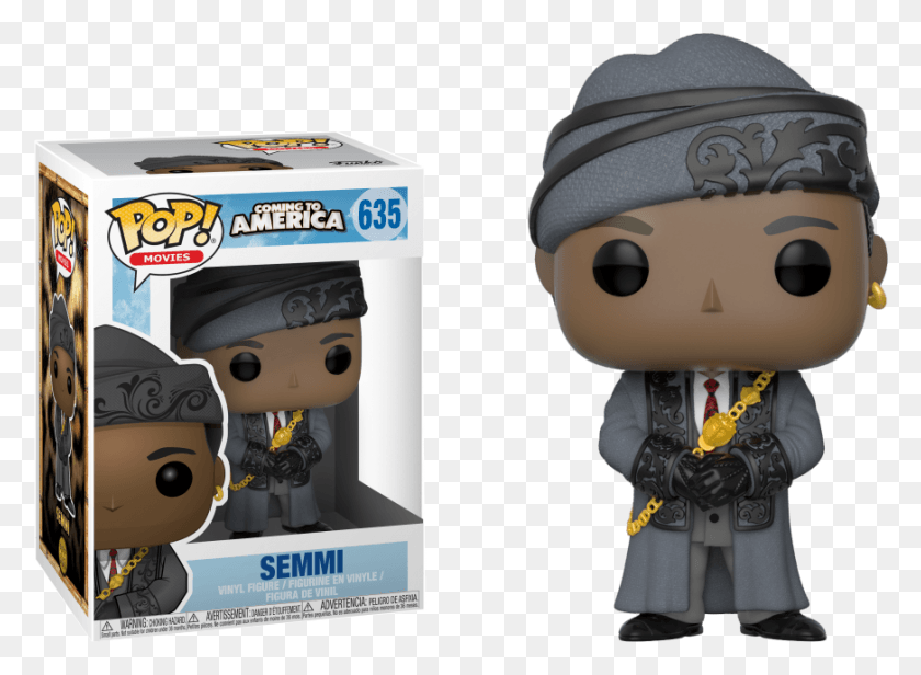 872x622 Pop Figure Coming To America Semmi Coming To America Funko Pop, Person, Human, Clothing HD PNG Download
