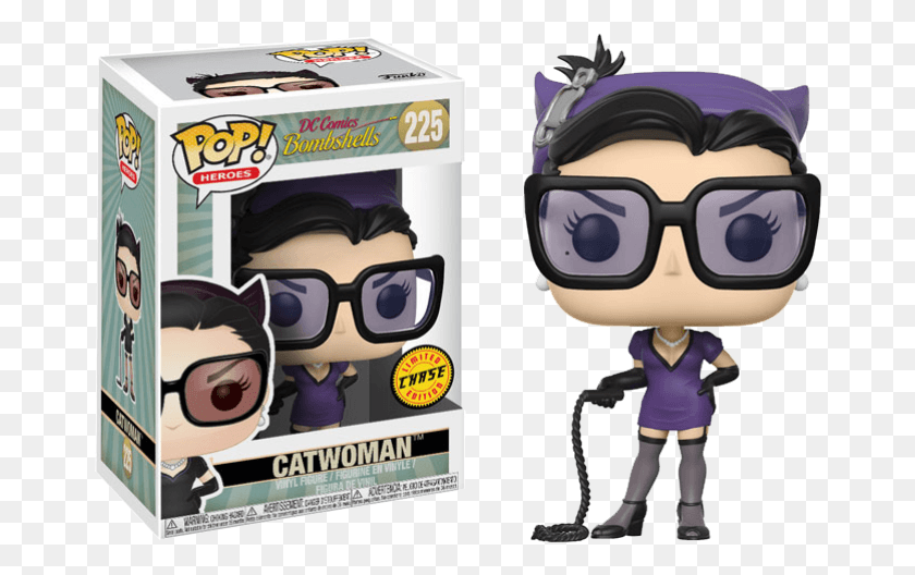 669x468 Pop Figure Dc Catwoman Bombshell 2 Chase Funko Pop Bombshells Catwoman, Sunglasses, Accessories, Accessory HD PNG Download