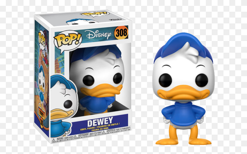 622x466 Поп-Фигура Disney Duck Tales Dewey Ducktales Funko Pop Dewey, Игрушка, Этикетка, Текст Hd Png Скачать