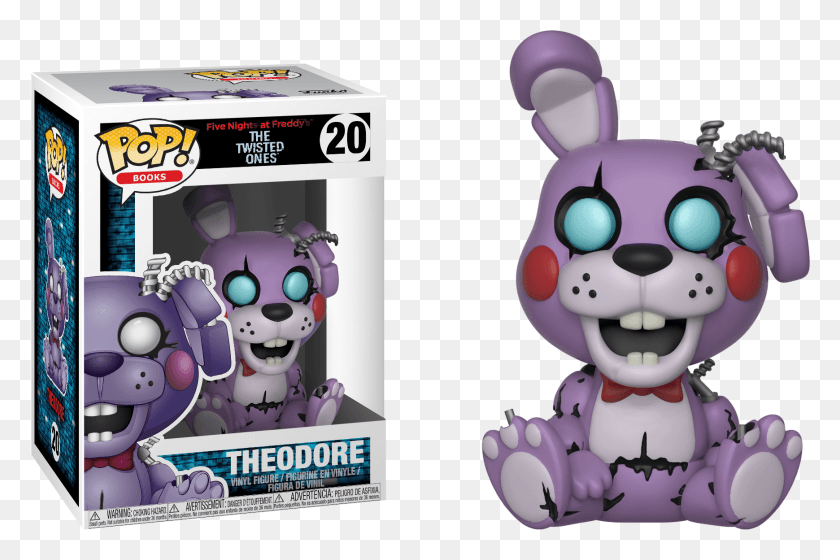 1739x1115 Pop Figure Five Nights At Freddy39s Theodore Fnaf The Twisted Ones Theodore, Toy, Label, Text HD PNG Download