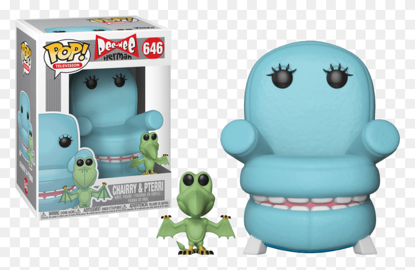 975x608 Pop Figure Pee Wee39s Playhouse Chairry With Pterri Funko Pop Pee Wee, Toy, Frog, Amphibian HD PNG Download
