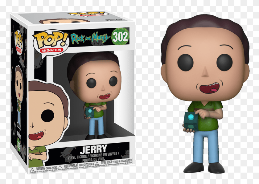 936x645 Pop Figure Rick And Morty Jerry Vaulted Funko Pop Rick And Morty Jerry, Doll, Toy, Figurine HD PNG Download