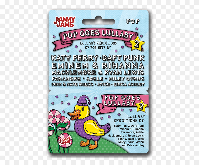 462x640 Pop Goes Lullaby Duck, Плакат, Реклама, Флаер Hd Png Скачать