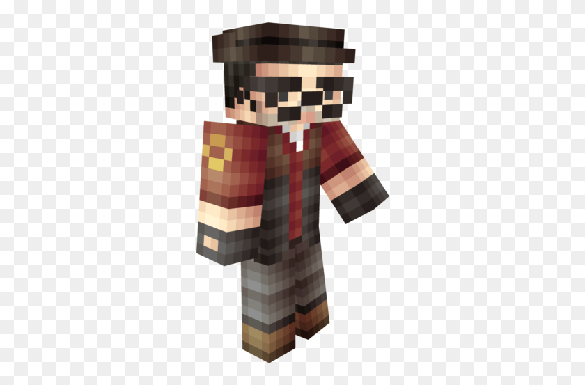 280x493 Pop Reel Guys Thank You Minecraft Skin Tf2 Sniper, Clothing, Apparel, Robe HD PNG Download