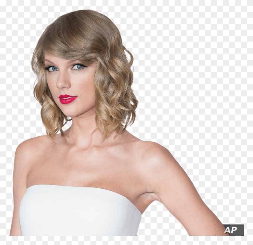 1524x1472 Pop Star Taylor Swift Curl Style For Short Hair, Clothing, Apparel, Evening Dress HD PNG Download