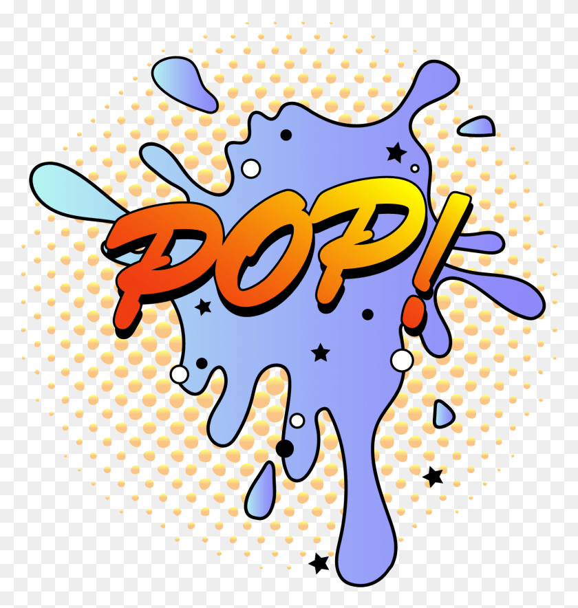 1521x1607 Pop Style Gradient Splash Ink And Vector Image Emoji Twitch, Label, Text, Texture HD PNG Download