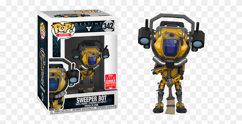585x372 Поп-Винилы Funko Pop Destiny Sweeper Bot, Игрушка, Робот Hd Png Скачать