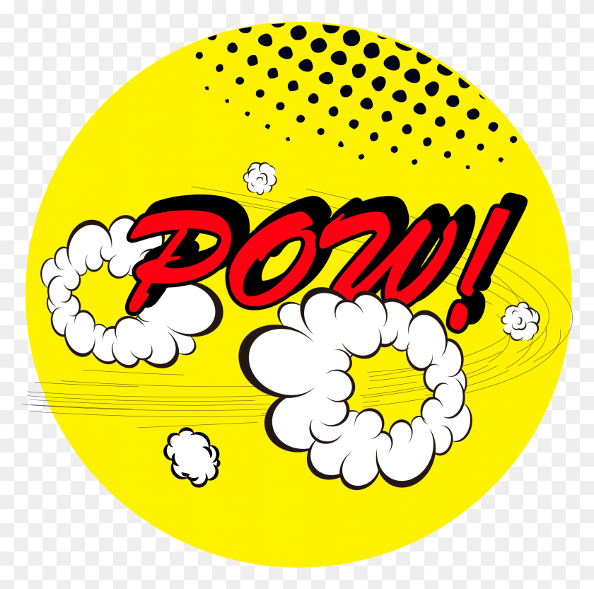 1979x1963 Descargar Png Pop Wind Explosion Cloud Pow Amarillo Brillante Y Círculo, Logotipo, Símbolo, Marca Registrada Hd Png