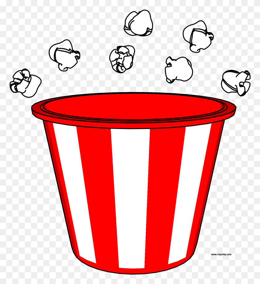 1470x1617 Popcorn Bucket And Pop Clipart Drawing HD PNG Download