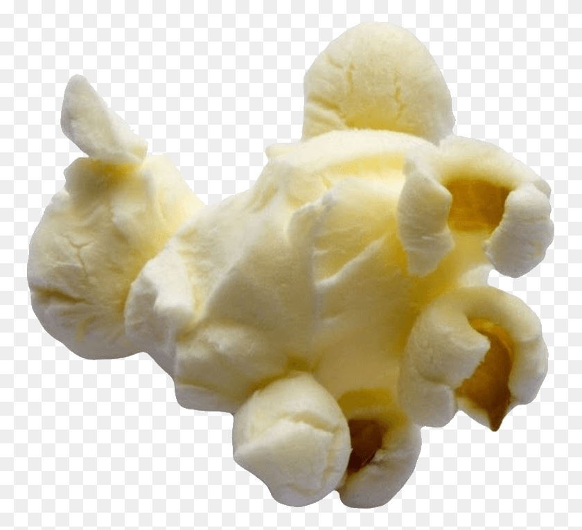 763x705 Popcorn One Piece Of Popcorn, Food, Banana, Fruit HD PNG Download