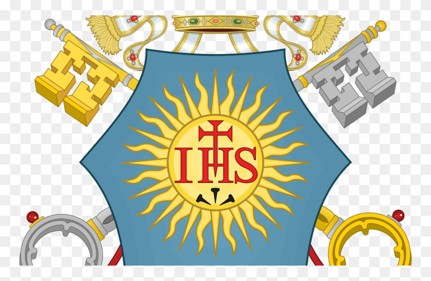 1080x675 El Papa Francisco Escudo De Armas Tiara Papal, Edificio, Logotipo, Símbolo Hd Png