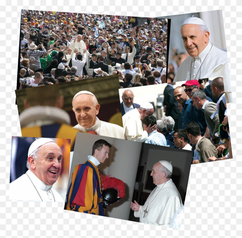 1141x1123 Pope Francis Montage Official, Person, Human, Priest HD PNG Download
